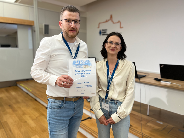 Congratulations to Prof. Dr. Ivo Nischang on receiving the inaugural “Cölfen Early Career Investigator Award (CECIA)”!