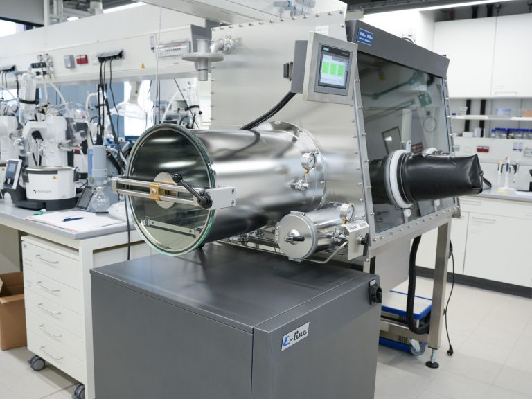 We are about to start working with the new gloveboxes