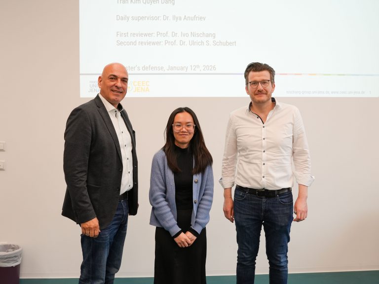 Erfolgreicher Abschluss der ersten Masterarbeit bei HIPOLE Jena