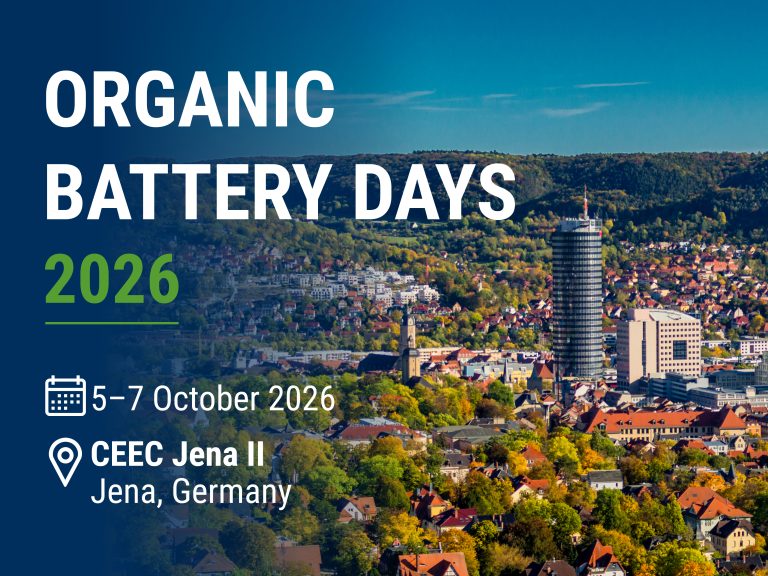 Organic Battery Days 2026 in Jena